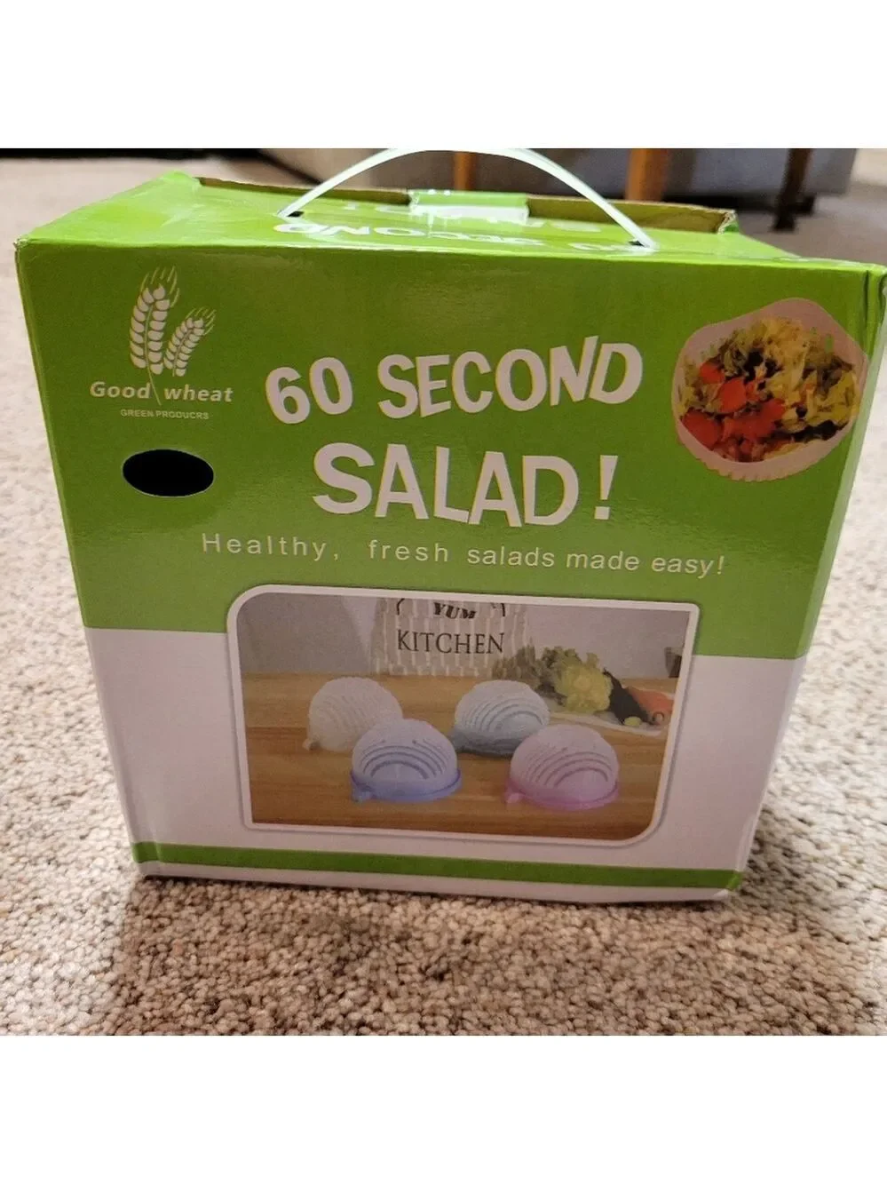 New 60-Second Salad Cutter Bowl Kitchen Tool